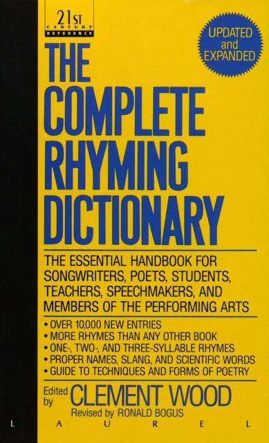 Book cover of: Complete Rhyming Dictionary