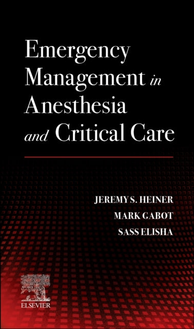 Book cover of: Emergency Management in Anesthesia and Critical Care. By: Sassoon Michael Elisha