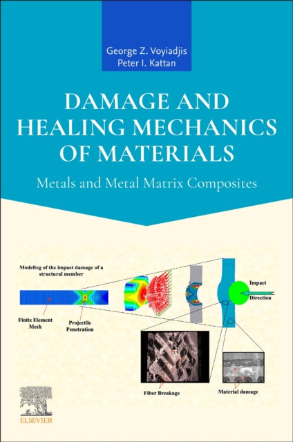 Book cover of: Damage and Healing Mechanics of Materials. By: George Z. Voyiadjis