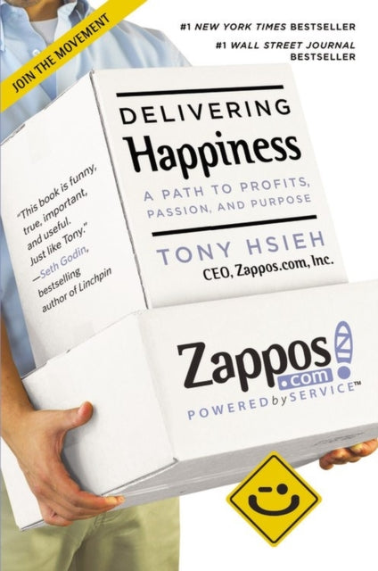 Book cover of: Delivering Happiness. By: Tony Hsieh
