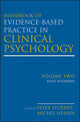 Book cover of: Handbook of Evidence-Based Practice in Clinical Psychology, Adult Disorders. By: Peter Sturmey