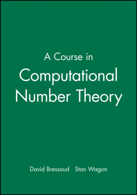 Book cover of: Course in Computational Number Theory