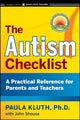 Book cover of: Autism Checklist. By: Paula Kluth