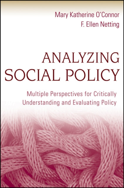 Book cover of: Analyzing Social Policy. By: Mary Katherine O'Connor