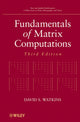 Book cover of: Fundamentals of Matrix Computations. By: David S. Watkins