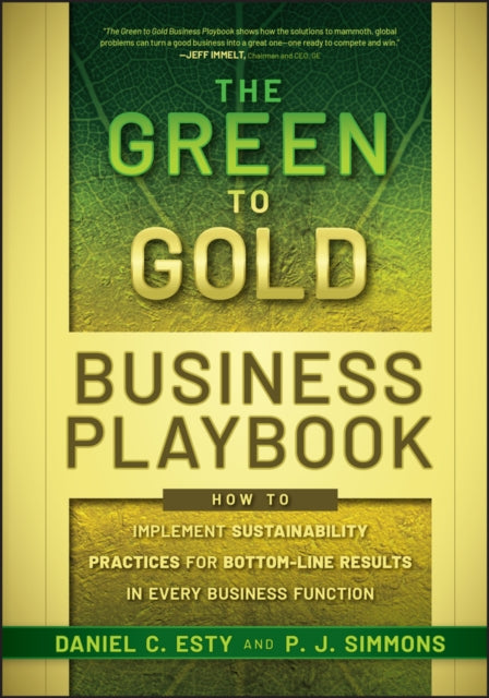 Book cover of: Green to Gold Business Playbook. By: Daniel Esty