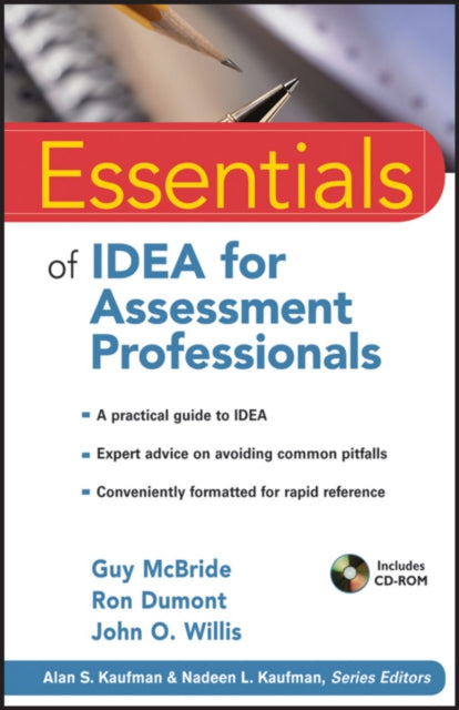 Book cover of: Essentials of IDEA for Assessment Professionals. By: Guy Madara McBride