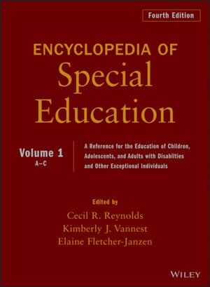 Encyclopedia of Special Education, Volume 1