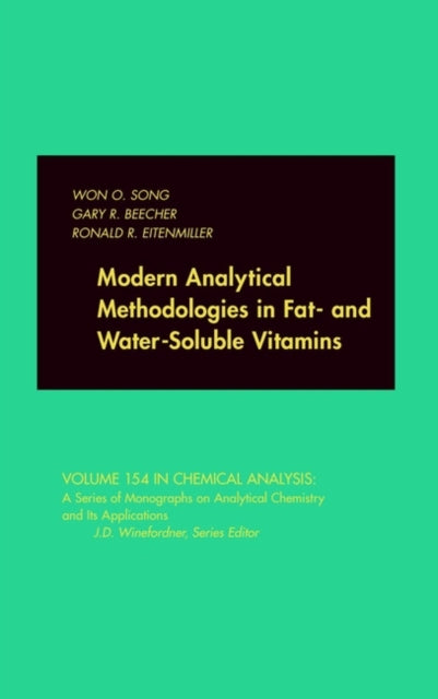 Book cover of: Modern Analytical Methodologies in Fat- and Water-Soluble Vitamins