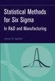 Book cover of: Statistical Methods for Six Sigma. By: Anand M. Joglekar