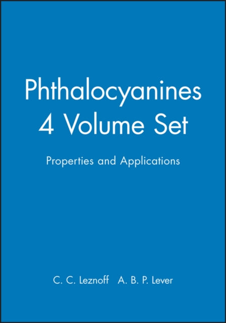 Book cover of: Phthalocyanines, Set