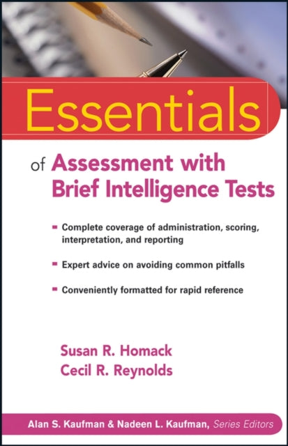 Book cover of: Essentials of Assessment with Brief Intelligence Tests. By: Susan R. Homack