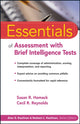 Book cover of: Essentials of Assessment with Brief Intelligence Tests. By: Susan R. Homack
