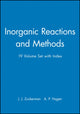Book cover of: Inorganic Reactions and Methods, Set. By: Jerold J. Zuckerman