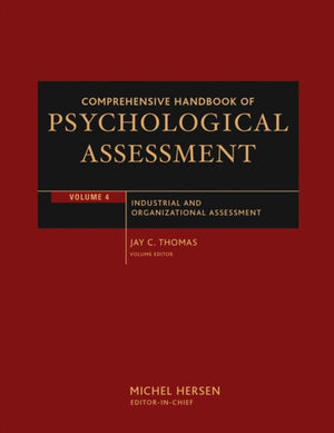 Comprehensive Handbook of Psychological Assessment, Volume 4