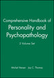 Book cover of: Comprehensive Handbook of Personality and Psychopathology, Set