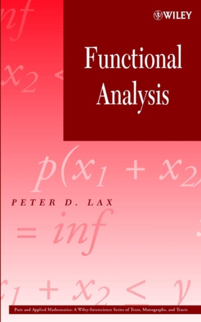 Book cover of: Functional Analysis. By: Peter D. Lax