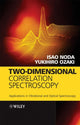 Book cover of: Two-Dimensional Correlation Spectroscopy. By: Isao Noda