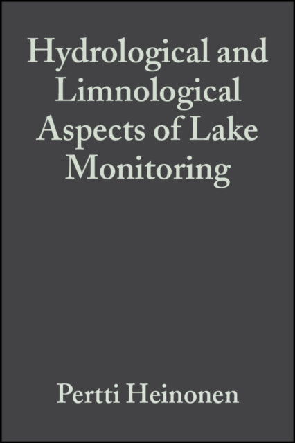 Book cover of: Hydrological and Limnological Aspects of Lake Monitoring