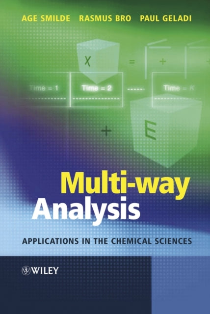 Book cover of: Multi-way Analysis. By: Age Smilde