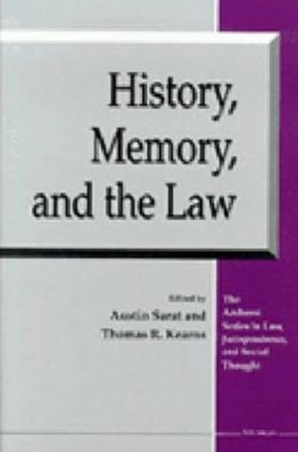 Book cover of: History, Memory, and the Law