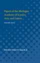 Book cover of: Papers of the Michigan Academy of Science, Arts, and Letters. By: Hubert English