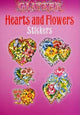 Book cover of: Glitter Hearts and Flowers Stickers. By: Joan O'Brien