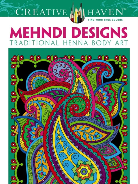 Creative Haven Mehndi kujunduste värvimisraamat