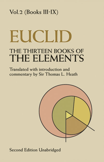 Book cover of: The Thirteen Books of the Elements, Vol. 2