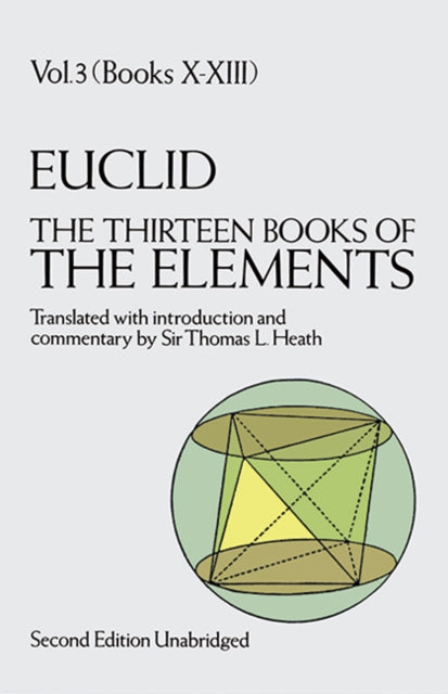 Book cover of: The Thirteen Books of the Elements, Vol. 3