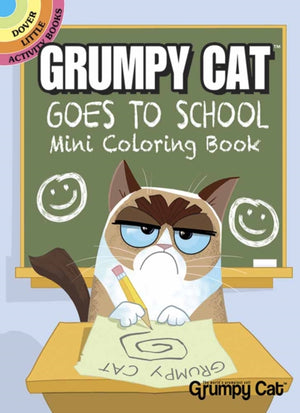 Grumpy Cat Goes to School minivärvimisraamat