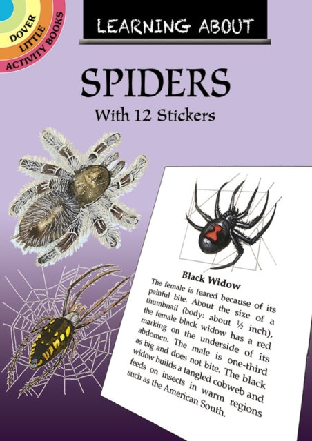 Book cover of: Learning About Spiders. By: Jan Sovak