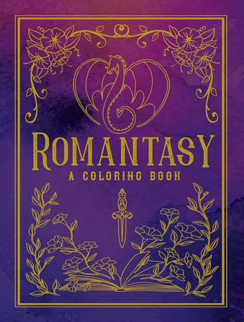 Book cover of: Romantasy Coloring Book. By: Ana Bidault