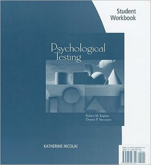 Student Workbook for Kaplan/Saccuzzo's Psychological Testing