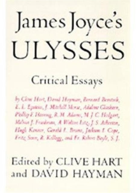 Book cover of: James Joyce's Ulysses