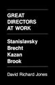 Book cover of: Great Directors at Work. By: David Richard Jones