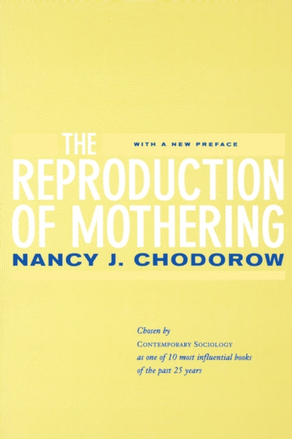 Book cover of: Reproduction of Mothering