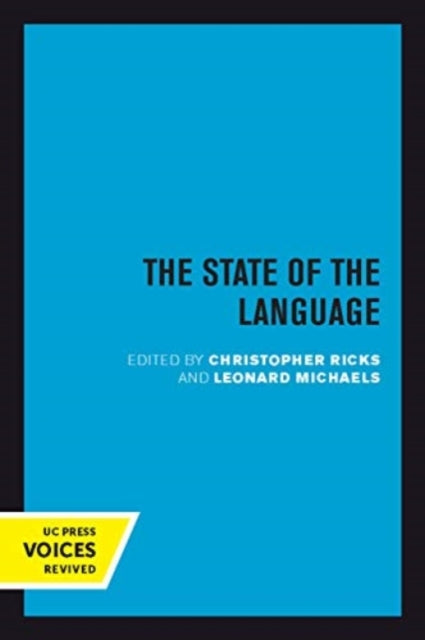 Book cover of: State of the Language. By: Christopher Ricks