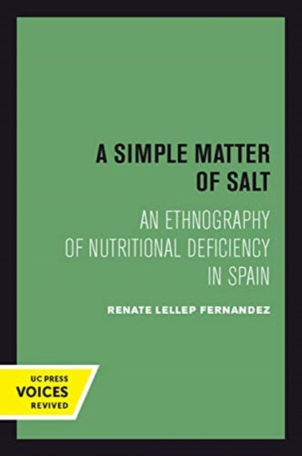 Book cover of: Simple Matter of Salt. By: Renate Lellep Fernandez