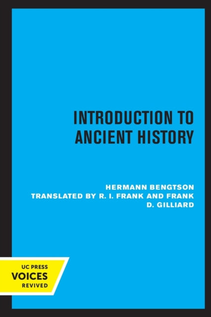 Book cover of: Introduction to Ancient History. By: Herman Bengtson