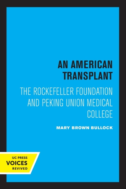 Book cover of: American Transplant. By: Mary B. Bullock