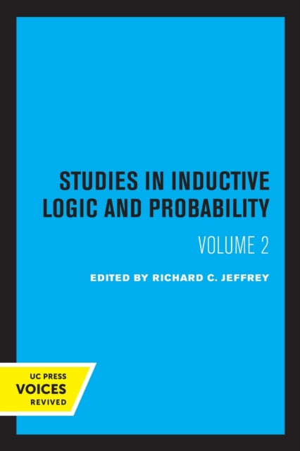 Book cover of: Studies in Inductive Logic and Probability, Volume II. By: Richard C. Jeffrey