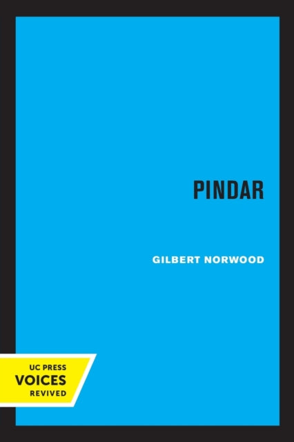 Book cover of: Pindar. By: Gilbert Norwood
