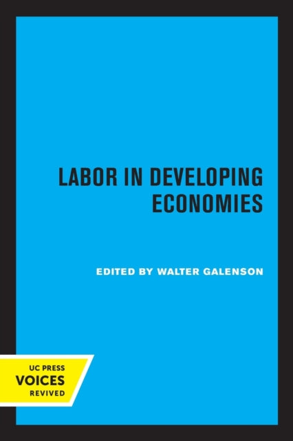 Book cover of: Labor in Developing Economies. By: Walter Galenson