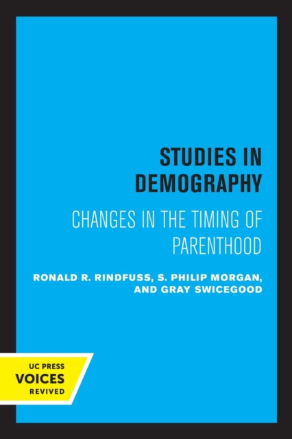 Book cover of: First Births in America. By: Ronald R. Rindfuss