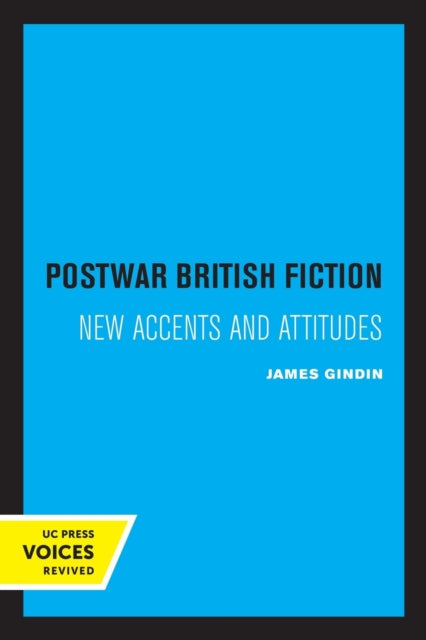 Book cover of: Postwar British Fiction. By: James Gindin