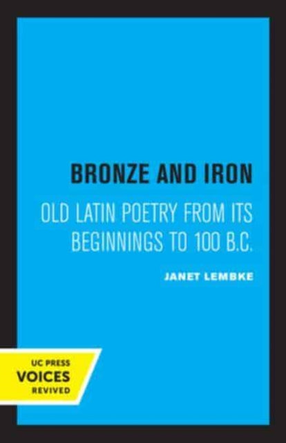 Book cover of: Bronze and Iron. By: Janet Lembke
