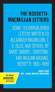 Book cover of: Rossetti-Macmillan Letters. By: Lona Mosk Packer