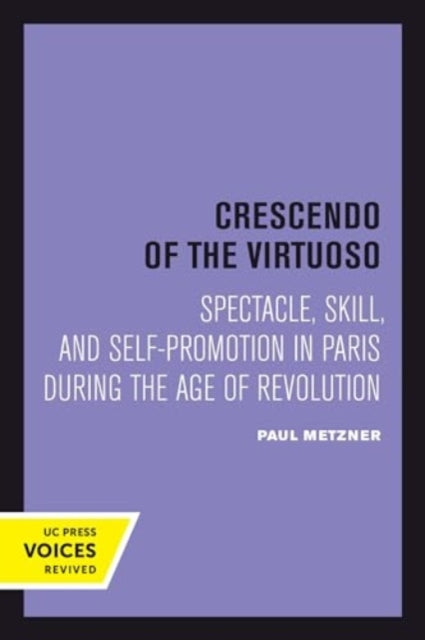 Book cover of: Crescendo of the Virtuoso. By: Paul Metzner