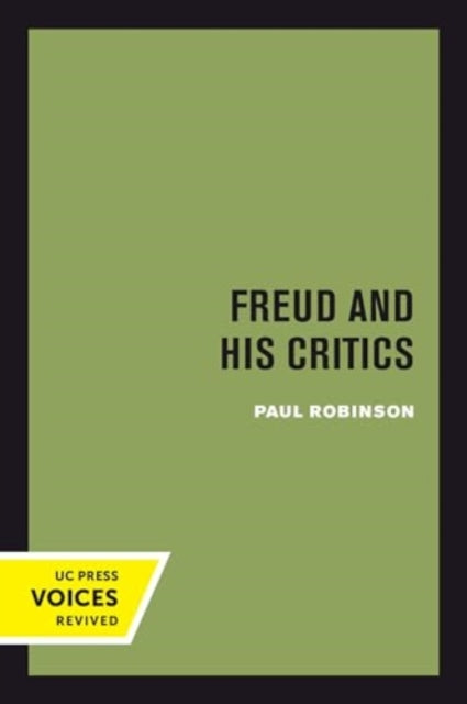 Book cover of: Freud and His Critics